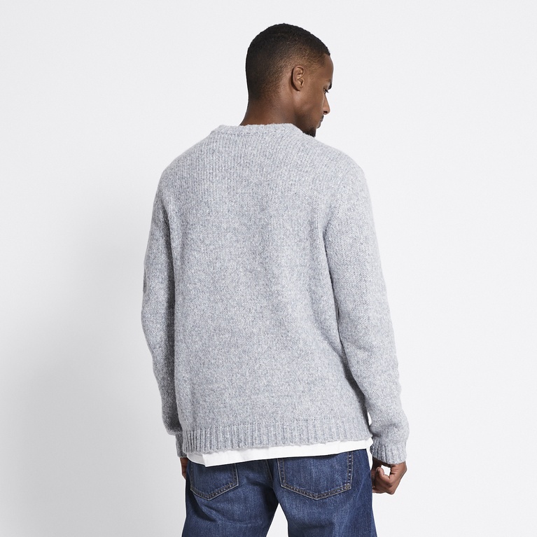 Knit sweater "Brook" Grey Melange